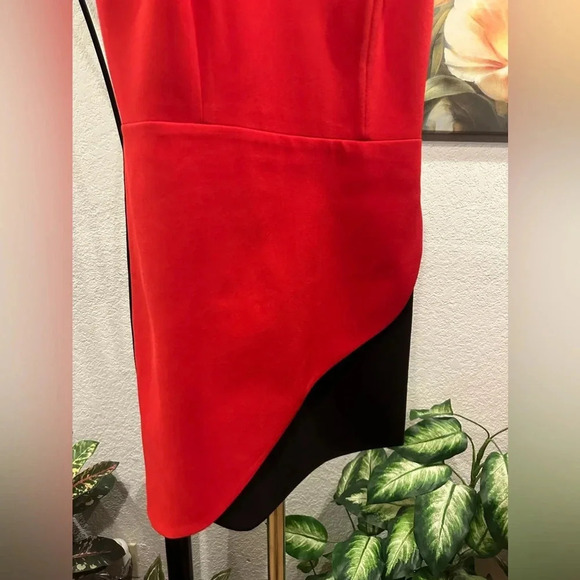 Alice + Olivia Black/Red Amina Mini Dress size 10 - Picture 12 of 16